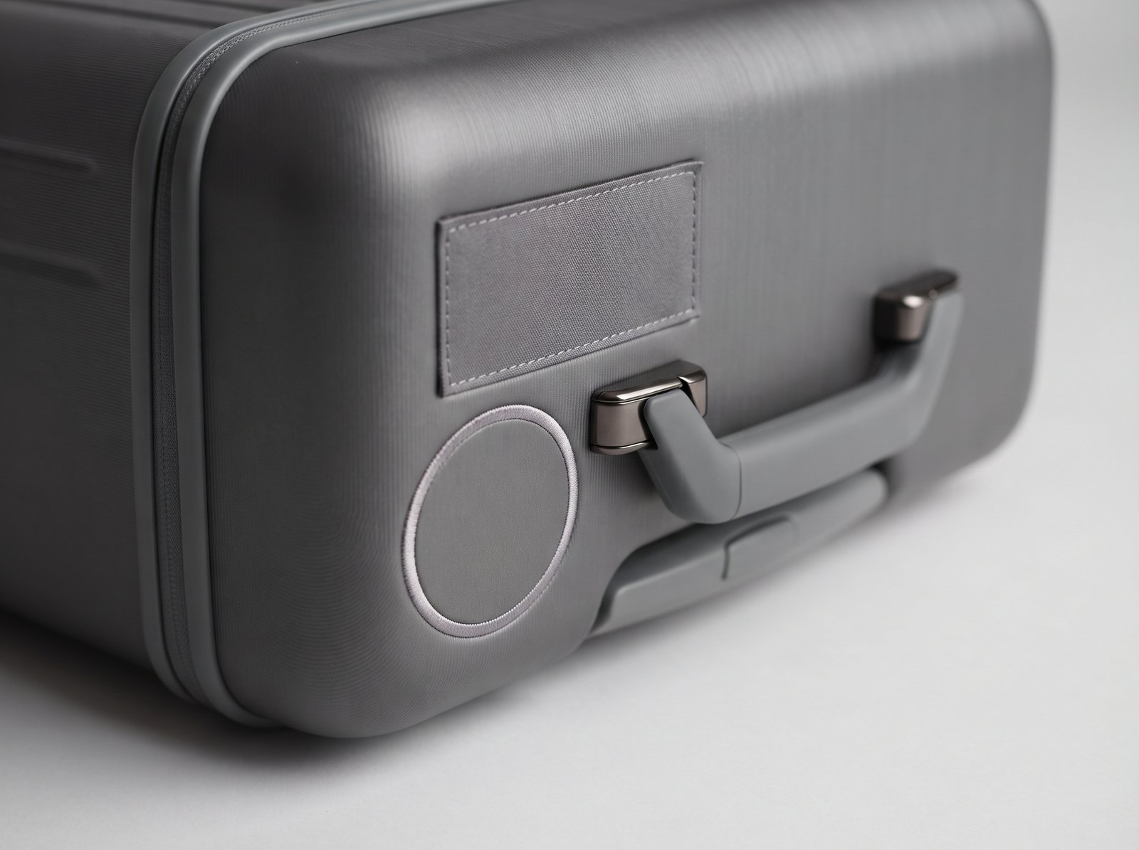 Custom OEM branding on luggage handle
